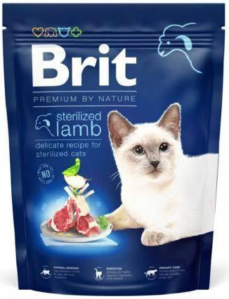 Brit Premium Cat by Nature Sterilizované jahňacie mäso 300 g