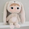 Metoo zajačik Bunny 50 cm - beige s menom a dátumom narodenia