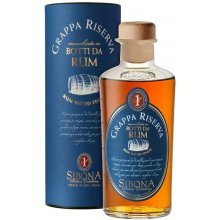 Grappa Riserva Rum Wood Finish 44% 0,5 l (čistá fľaša)