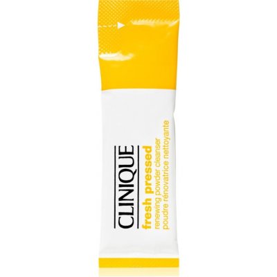 Clinique Fresh Pressed™ Renewing Powder čistiaci a peelingový prášok na tvár s vitamínom C 28 x 0,5 g