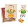 Bigjigs Toys Oblékacie puzzle Pani medvedica