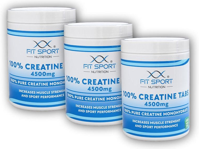 FitSport Nutrition 100% Creatine Tabs 4500 720 tabliet