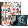 PROTEMIO 37547 ART Zaklápací obal pre Nokia T20 BUTTERFLY