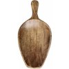 Chic Antique Drevený servírovací podnos s rukoväťou Tours Tray 20x10x2 cm