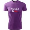 Trust me I´m Mgr. / Ver mi som Magister. - Pánske tričko Fantasy športové - XL ( Fialová )