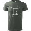 Súhvezdie - Gemini - Blíženci - Klasické pánske tričko vyššej gramáže - 3XL ( Tm. bridlica (šedozelená) )