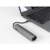 Epico 6v1 Slim Hub 8K s USB-C konektorom - šedá 9915112100070