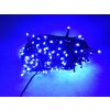 HIBRIGHT PROFI LED vianočné osvetlenie 30m reťaz so zeleným káblom, 300xLED, IP44, modrá - jednofarebné