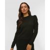 Kujten Naoto Round Neck Dámsky Kašmírový Sveter čierny