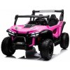 JOKO Elekrické autíčko Gravity Buggy 4x80W, penové kolesá, kožené sedadlo, FM rádio, ružové