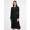 Black women's midi dress ORSAY - Women's čierna S Orsay 4067937117443