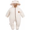 EEVI Dojčenský fleecový overal RUN&FUN ecru