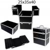 Top-Nechty čierny dvojdielny kufrík 25 x 35 x 40 cm 12155