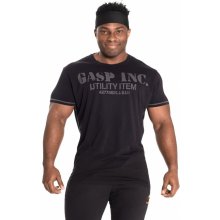 Gasp Basic Utility pánske športové fitness tričko Gasp čierne