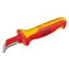 Knipex 98 55 Nôž VDE blankovací zahnutý s klznou pätkou 155mm