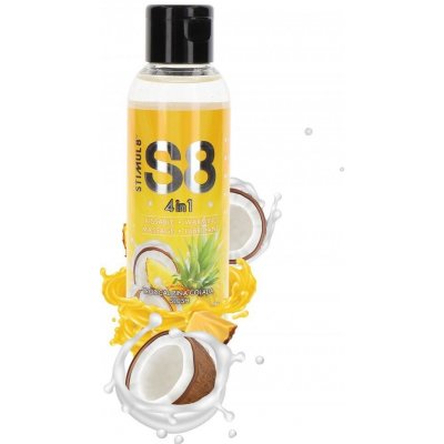 Stimul8 4 in 1 Dessert Lubrikační gel ananas a kokos 125 ml