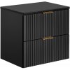 Súprava skrinka Comad Adel Black ADEL BLACK 82-60-B-2S, doska na skrinku Comad Adel Black ADEL BLACK 89-60-B
