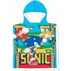 Faro Plážové pončo Sonic team 55 x 110 cm