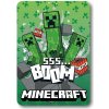 FARO Fleece deka Minecraft Boom Polyester, 100/140 cm