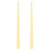 DeluxeHomeart Vysoké LED sviečky Shiny Light Yellow – set 2 ks