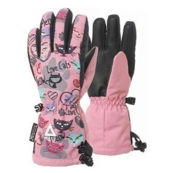 Matt dievčenské lyžiarske rukavice s mačičkami 3216 ružové od 20,46 € -  Heureka.sk