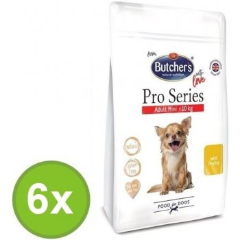 Butcher´s Butcher's Pro Series granule pre malé psy s hydinou 6 x 0,8 kg od  5,2 € - Heureka.sk