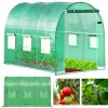 Bauerkraft Fóliový skleník 4x2,5x2 m 10 m² kovový rám UV fólia - zelený
