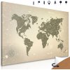 Obraz na korku mapa sveta v zaujímavom prevedení