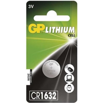 GP Batéria GP líthiová gombíková CR1632, 1ks/ blister