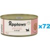 Applaws Cat tuniak s lososom vo vývare 72 x 156 g