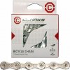 Clarks CLARK&YBN C10 Cyklistické reťaz SHIMANO CAMPAGNOLO SRAM (10 rýchlostí, CP 1/2x11/128, dĺžka 116 článkov, šírka 5,9 mm, článok reťaze) Strieborný štandard