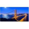 Foto obraz sklo tvrzené Most San Francisco 100x50 cm