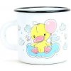 BELIS Smaltovaný hrnček Káčatko 0,35 l, priemer 8 cm
