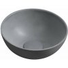 Sapho MINOR betónové umývadlo na dosku, priemer 26cm, šedá SPH MR26017
