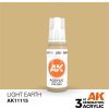 AK Interactive akrylová barva light earth 17 ml