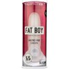 Perfect Fit - Fat Boy Micro Ribbed - návlek na penis (15 cm, biely)
