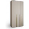 Wilsondo Šatníková skriňa Como 3 120x246x50 - kašmír