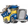 Veľké auto samolepka na stenu - XXL
