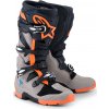 Boty TECH 7 ENDURO, ALPINESTARS (černá/tmavě šedá/oranžová fluo, vel. 49,5)