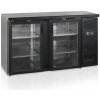 Tefcold Mini chladnička - 277 L - presklené dvere | TEFCOLD CBC 210 G
