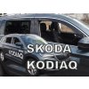 Deflektory na Škoda Kodiaq, 5-dverová, od 2016 (+zadné)