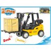 Vysokozdvižný vozík Micro Trading 14 cm kovový 2-play reverz so svetlom a zvukom