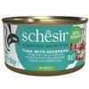 Vlhké krmivo pre mačky SCHESIR Oceanic Adult Tuniak s Doradou 85 g