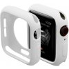 eses Ochranné puzdro z mäkkého silikónu pre Apple Watch 38/40/41/42/44/45 mm Veľkosť púzdra: 42mm (Series 1,2,3), Farba: biela