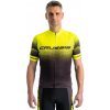 Crussis Cyklistický dres pánsky krátky rukáv čierno-žltá farba Veľkosť: XXL