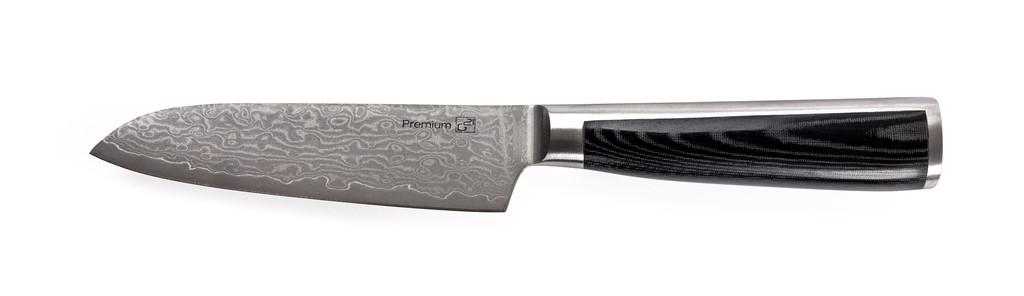 G21 Damascus Premium nôž Santoku 13 cm