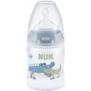 Dojčenská fľaša Nuk First Choice Temperature Control modrá 150 ml