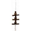 BIRD JEWEL Hračka závěsná dřevo 48 cm
