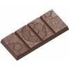 Polykarbonátová forma na tabuľkovú čokoládu FOOTBALL, 275x135 mm – CHOCOLATE WORLD