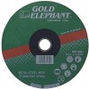 Kotúč Gold Elephant 41AA 150x1,6x22,2 mm, rezný na kov a nerez A46TBF
